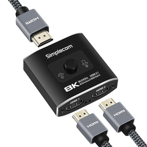 CM302v2 Bi-Directional 2-Way HDMI 2.1 Switch Selector | 8K@60Hz