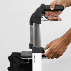 Let's Fly Mobility Rollator Wheelie Walker | Red