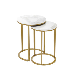 Interior Ave – Deva Gold Nested Side Table Set