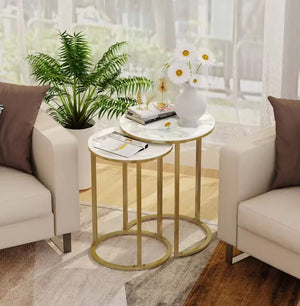 Interior Ave – Deva Gold Nested Side Table Set