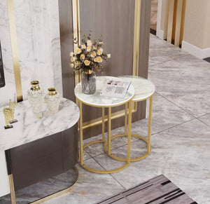 Interior Ave – Deva Gold Nested Side Table Set
