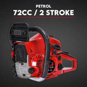 Commercial Petrol Chainsaw | 24" Bar | Tree Pruning | Top Handle Chain Saw