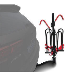 2-Bicycle Bike Rack with 2" Hitch Mount Platform | Rear Car Carrier | Foldable