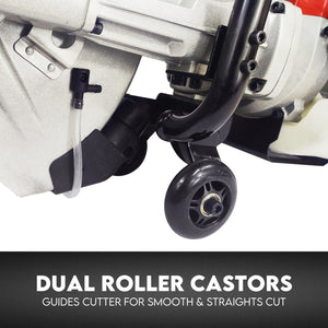 Petrol Demolition Saw | 75CC Concrete Cut Off Wet Road Cutter | Brick Cutting | 350MM Blade