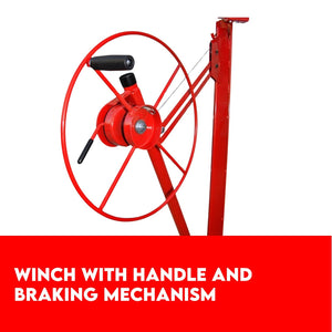 Drywall Panel Lifter | 11FT Gyprock Plasterboard Hoist | Sheet Board Lift Tool