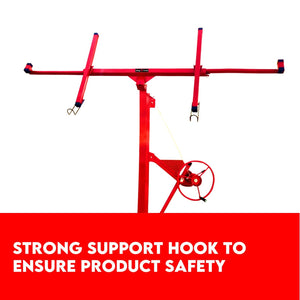 16FT Drywall Gyprock Panel Lifter Plaster Board Sheet Hoist Lift Plasterboard