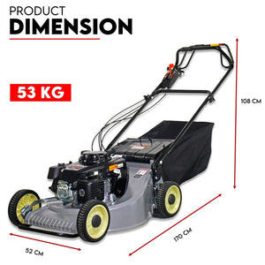 Self-Propelled Lawn Mower | 21" Alloy Body | 5.5HP Honda Engine | Mulching Function
