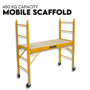 450kg Mobile Scaffold Ladder Scaffolding Platform | Portable Ladder | Work Safety