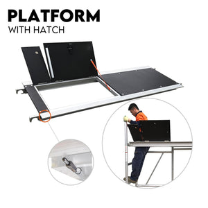 3.0M Aluminium Scaffold Mobile Tower Single Width Platform