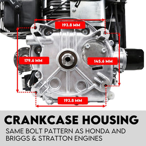 Lawn Mower Engine | 18HP Vertical Shaft | Petrol Motor | 4-Stroke OHV | Ride-On Mower
