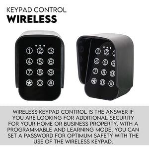 Swing Gate Opener Automatic Full Solar Power Kit | Remote Control