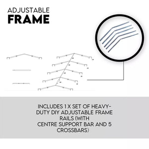 900mm Trailer Cage Canvas Tarp Cover for 6x4 | High-Quality Cage | Universal | 3 Foot