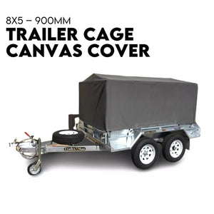8x5 Box Trailer Cage Canvas Cover | 900mm | 3 Foot | Thick Rip-Resistant Waterproof