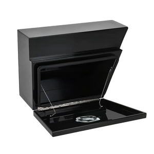 Under Tray Tool Box | Black Aluminium | 600mm | Pair Set