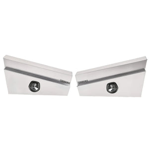 Black Steel 900mm Under Tray Tool Box Underbody Pair Set