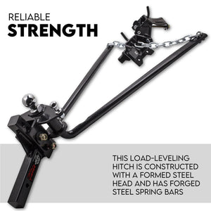 Weight Distribution Hitch System Load Leveller Caravan | Anti Sway Bars | 800Lb