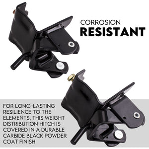 Weight Distribution Hitch System Load Leveller Caravan | Anti Sway Bars | 800Lb