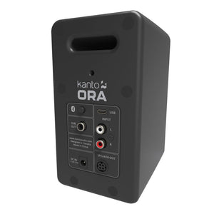 Kanto ORA 100W Powered Reference Desktop Speakers | Bluetooth 5.0 | Black | High-Fidelity Audio