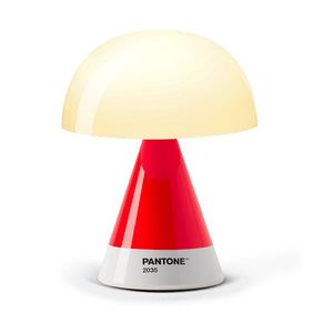 Lexon Pantone Gift Set | Mino+ Speaker, Flip Clock, Mina M Lamp, Thykho 3 Speaker | Red 2035