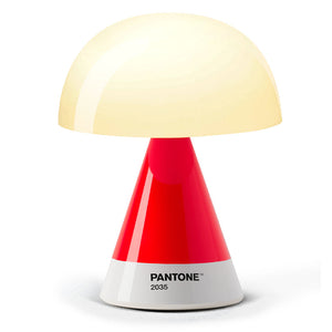 Lexon Mina M LED Lamp | Medium | Portable | Pantone | Red 2035