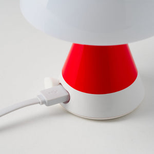 Lexon Mina M LED Lamp | Medium | Portable | Pantone | Red 2035