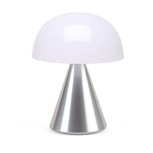 Lexon Mina L Large Portable LED Lamp | Aluminum Polish