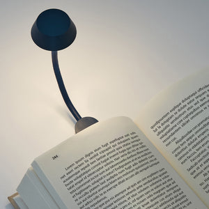 Lexon Mimi LED Lamp | Flexible Arm | Compact Lighting | Dark Blue