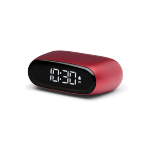 Lexon Minut Mini Alarm Clock | Red