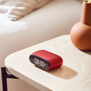 Lexon Minut Mini Alarm Clock | Red