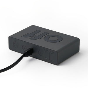 Lexon Flip Classic Reversible Alarm Clock | Grey | Compact & Modern Design