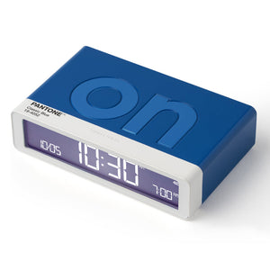 Lexon Flip Alarm Clock | Pantone | Classic Blue