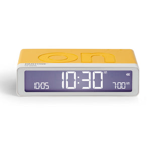 Lexon Flip Alarm Clock | Pantone | Yellow