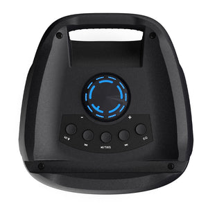 Majority PS100 Party Speaker | 40W Bluetooth Karaoke & PA System | Black | Compact & Portable Speaker
