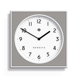Burger & Chips Wall Clock | Posh Grey