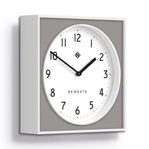 Burger & Chips Wall Clock | Posh Grey