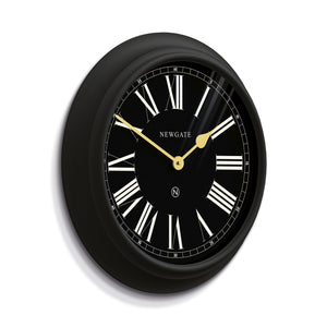 Chocolate Shop Wall Clock | Silicone Cave Black