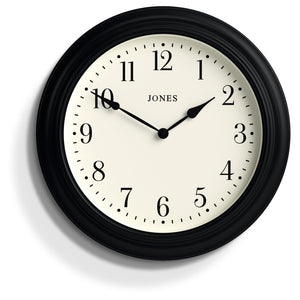 Jones Supper Club Clock | Black