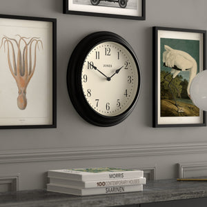 Jones Supper Club Clock | Black