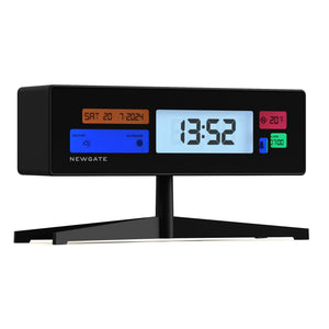 Supergenius LCD Alarm Clock | Matte Black