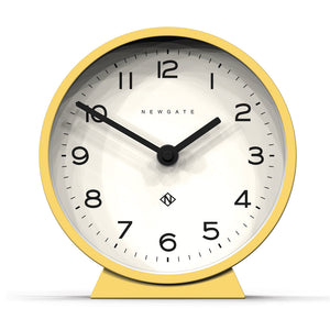 M Mantel Clock | Cheeky Yellow