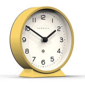 M Mantel Clock | Cheeky Yellow