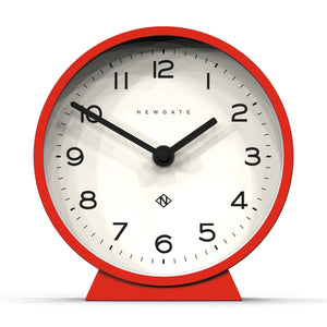 M Mantel Clock | Fire Engine Red