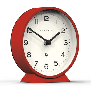 M Mantel Clock | Fire Engine Red