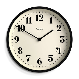 Number Four Wall Clock | Matte Black