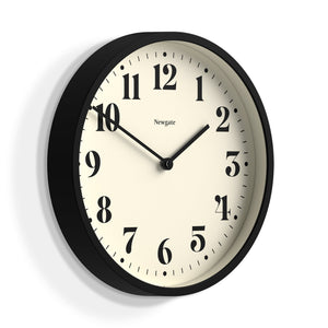 Number Four Wall Clock | Matte Black
