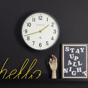 Mr Edwards Clock | Matte Blizzard Grey