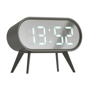 Space Hotel Cyborg LED Alarm Clock | Grey