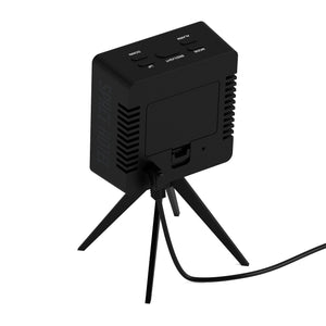 Space Hotel Droid LED Alarm Clock | Black