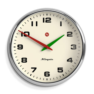 Superstore Wall Clock | Alpha Dial | Chrome