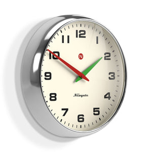 Superstore Wall Clock | Alpha Dial | Chrome